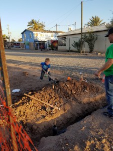 Nathaniel trenching